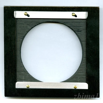 1 ADAPTER 5.2" Sq. - For Linhof type boards to B&J Grover  5"x7" Camera, plywood - Image 1 of 4