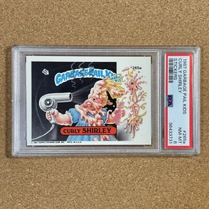 CURLY SHIRLEY #265A GARBAGE PAIL KIDS STICKERS OS7 1987 - PSA 8 NM-MT - Picture 1 of 5