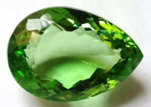 AAA+ Large Green Peridot 74.00 Ct. Pear Cut Loose Gemstone Gift for Birthday/Her - Picture 1 of 6