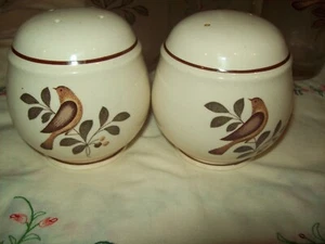 Rare HTF Noritake Keltcraft New Hope salt & pepper shakers 2/4 hole - Picture 1 of 3