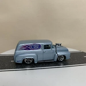 1999 Hot Wheels #927 First Editions 22/26 '56 FORD TRUCK Light Blue w/Chrome 5sp - Picture 1 of 13