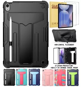 For iPad (A16) 11th/10th/9th/8th/7th Gen 11" 10.9" 10.2" Protective Stand Cover - Picture 1 of 157