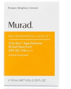 Murad Escudo Ambiental Ciudad Piel Edad Defensa Amplio Espectro FPS 50 CADUCIDAD 9/24 - Imagen 1 de 1