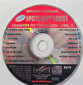 LOTTO CDG SC8675 LEGENDS OF BLUES SOUND CHOICE KARAOKE WA - Foto 1 di 1