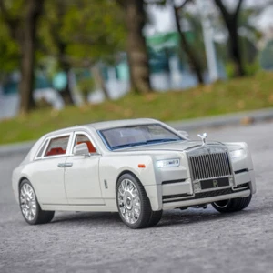 1/20 Scale Rolls-Royce Phantom Model Car Zinc Alloy DieCast Pull Back Toy Gift - Picture 1 of 20
