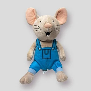 Kohl's Cares If You Give a Mouse a Cookie Plush Gray Blue Overalls 2021 13” - Picture 1 of 8