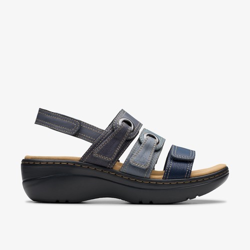 Clarks Donna Merliah2 Bali Navy Combi 26181715