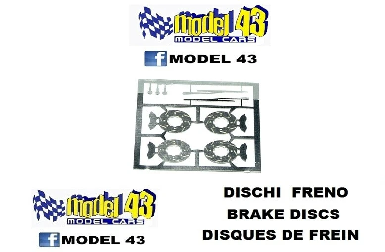 1/43 DISCHI FRENO  +  TERGICRISTALLI - Immagine 1 di 1