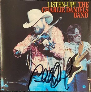 CHARLIE DANIELS PERFECTLY AUTOGRAPHED CD COVER. HAND-SIGNED. THE BEST ON EBAY! - Picture 1 of 1