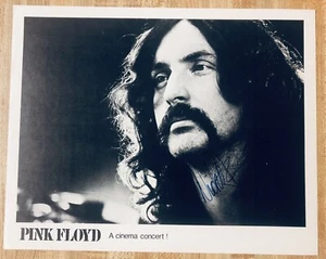 FOTO DE PRENSA FIRMADA POR PINK FLOYD NICK MASON BW COMPAÑÍA DISCOGRÁFICA ORIGINAL - Imagen 1 de 4