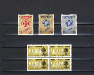 ''MALARIA'' ERADICATION PALUDISMO COLOMBIA- HUNGARY-     1962 - Picture 1 of 1