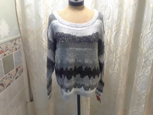 NUOVO maglione Mossimo Supply Co. grigio acrilico manica lunga donna XXL NUOVO CON ETICHETTE - Foto 1 di 4