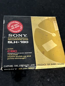 NIB Sony Professional Recording Tape SLH -180 With CBC 1800 feet. 1/4" - Picture 1 of 4