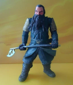 Lord of the Rings LOTR Marvel 2002 Gimli 5'' Action Figure Toy The Hobbit - Picture 1 of 3