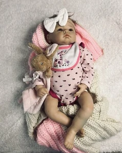 Weighted Silicone Lifelike Baby Doll by Linda Murray - Picture 1 of 13