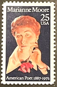Scott#: 2449 - Marianne Moore 25c 1990 Single Stamp MNH OG - Picture 1 of 1