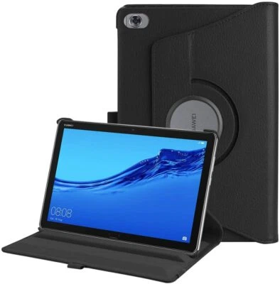 BNBUKLTD® For Huawei MediaPad M5 lite Case Stand Cover 360 ° Rotating (10.1")