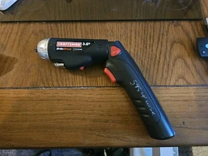 Vtg Sears Craftsman Gray 3.6 V Brite Driver Cordless Screwdrive (For Parts) - Picture 1 of 3