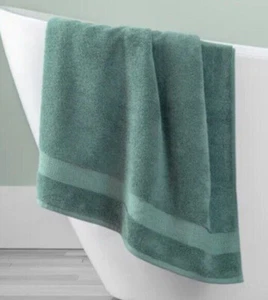 Purely Indulgent 100% Organic HygroCotton Bath Sheet, Oil Blue 35 x 70 - Picture 1 of 2