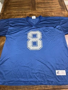 Vintage 90’s Dallas Cowboys Nfl Troy Aikman 8 Jersey XL 50-52 Logo Athletic - Picture 1 of 10
