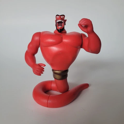 Disney Aladdin Evil Genie Jafar Action Figure Mattel 1993 Vintage Cover