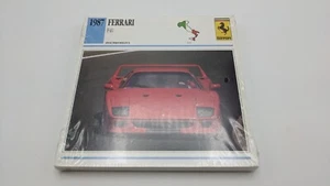 Cars of the World Sealed Deck - 50 Card Deck? Unknown Ferrari F40 on Top - Picture 1 of 7