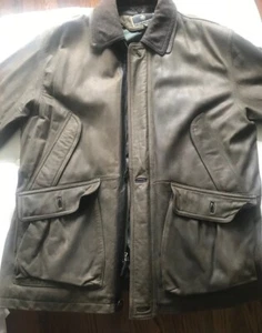 Rainforest Lambskin coat , Men's XL , brown ! Mint ! - Picture 1 of 9