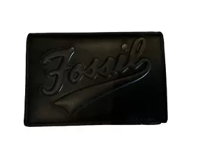 Fossil Kartenetui Bifold Herren Schwarz - Bild 1 von 4