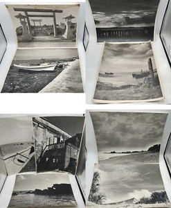 12"x15" B&W Scenic Photos Okinawa Japan 1950 Agfa Brovira 13 Large Photos Lot - Picture 1 of 20