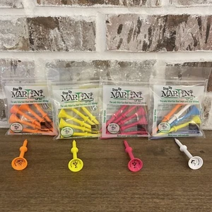 Martini Step-Up Golf Tees 3 1/4'' - Pink, Yellow, Orange & Multi Color! - Picture 1 of 15
