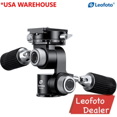 Leofoto FW-01R Tripod head 4-Way Head Pan-and-Tilt Head with QR Plate - Image 1 of 4