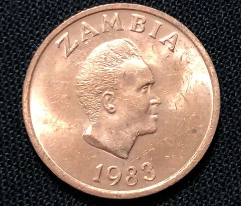 Zambia 1 Ngwee 1983. African World Coin. Combined shipping available Cover