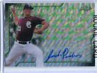 2017 Leaf Perfect Game Metal Etch Wave Holo Green Jack Perkins Auto 1/4