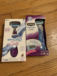2 SCHICK Hydro Silk feuchtigkeitsspendende Damenrasierer - Bild 1 von 3