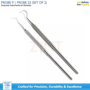 Hygienist Teeth Cleaning Probe 9 Probe 23 Diagnostic Periodontal Instruments New - Picture 1 of 4