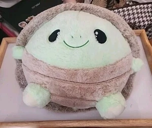 Fiesta Toy Green & Brown Plush Stuffed Gumballs Round Smiling 11" Turtle Tate - Picture 1 of 3