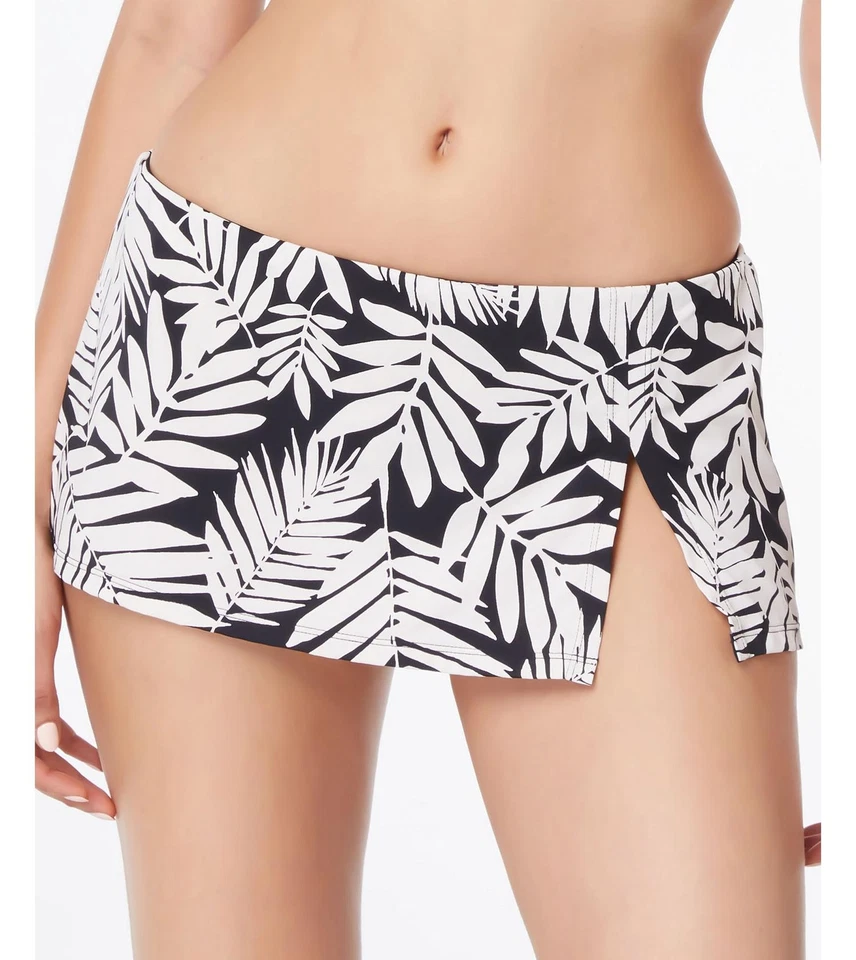 BLEU by Rod Beattie 281650 Oasis Skirted Hipster Bikini Bottoms Black Size 10