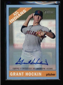 GRANT HOCKIN 2015 TOPPS HERITAGE MINORS REAL ONE AUTO BLUE #/50 AH2502 - Picture 1 of 1