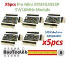 5pcs Pro Mini ATMEGA328P 5V/16MHz Module with Bootloader Pin Header for Arduino