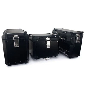128L Luggage Cases Tail Saddle Boxes For Suzuki Vstrom 650 DL650 17-20 DL650A XT - Picture 1 of 11