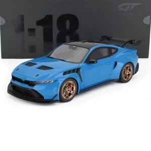 Ford Mustang GTD 2024 5,2 L V8 cupé azul escala 1:18 - Imagen 1 de 6