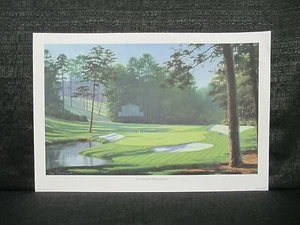 Masters Hole #16 At Augusta National Golf Open Edition Lithograph by Van Osdell - Picture 1 of 5