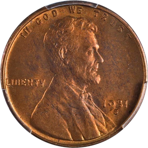 1931-S Lincoln Cent PCGS MS64 RB Nice Eye Appeal Nice Strike - Picture 1 of 4