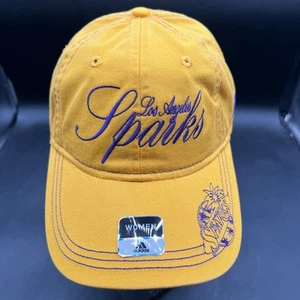 Los Angeles Sparks WNBA Adidas Adult Women's Yellow Cap/Hat OSFM - Picture 1 of 8