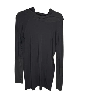 Athleta Shirt Damen XL Hoodie Langarm schwarz - Bild 1 von 5