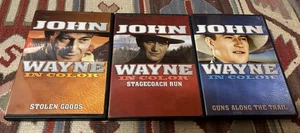 3 Early John Wayne Westerns In Color On DVD - Picture 1 of 2
