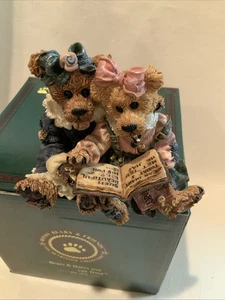 NEW IN BOX ! Boyds Bear Bailey & Becky The Diary Storytime !  - Picture 1 of 10