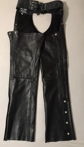 Lynchburg Choppers Premium Chaps Small Black Leather Pockets - Bild 1 von 11