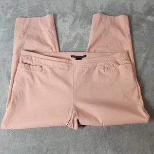 Pantalones para mujer Zac Rachel 18W Plus Capri rosa cómodos bolsillos informales - Imagen 1 de 8