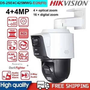 Hikvision DS-2SE3C404MWG-E/14 TandemVu 4MP+4MP 4X POE PTZ Network Camera WDR - Picture 1 of 8